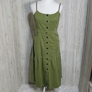 Madewell Olive Green Dress